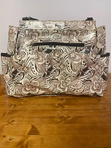 Miche Prima Big Bag - Purse - Cream/Brown Floral - Picture 1 of 14