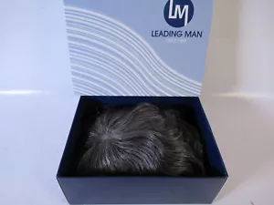 Leading Man CONRAD Herren Toupet Poly Hautbasis implantiert handgebunden Haarteil - Bild 1 von 7