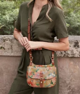 Borsa a tracolla Patricia Nash Claretta in pelle vendita al dettaglio $199,00 nuova con etichetta - Foto 1 di 7