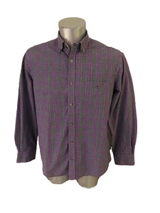 jolie chemise à carreaux violet et gris SERGE BLANCO taille L EXCELLENT ÉTAT - Imagen 1 de 3