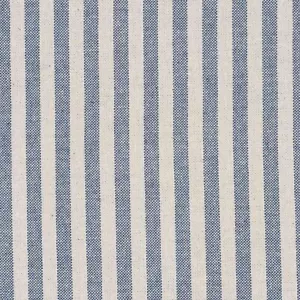 Tela a rayas de lino Cambridge AZUL 280 cm de ancho cortina material ciego - Imagen 1 de 6