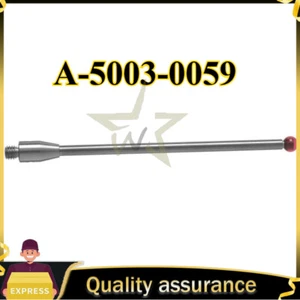 A-5003-0059 CMM Touch Probe M3 Thread Probe Stylus 3mm Ruby Ball Tips 50mm Long - Picture 1 of 4