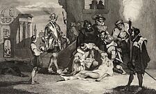 Massacre of The Saint-Barthélemy 1572 Mort De Admiral Coligny C 1830 Reformation