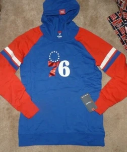 NEW NBA Philadelphia 76ers Basketball Women Ladies Hoodie Hooded Sweatshirt S SM - Picture 1 of 1