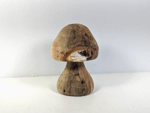 Arte en madera de setas personalizado convertido en hongo mágico artes rústicas crudas de 4,5" de diámetro - Imagen 1 de 7