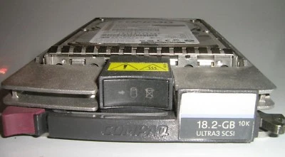 Compaq 18.2GB 10000RPM Ultra3 SCSI hotswap hard-drive with caddy - Image 1 of 4