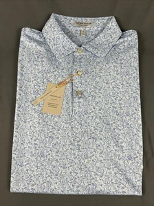 Peter Millar Golf Shirt Polo CS Summer Comfort Dazed And Transfused Print Medium - Picture 1 of 6