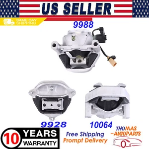 Fits 2012-2018 Audi A6 2.0L FWD Engine Motor & Transmission Mount Set 3PC N238 - Picture 1 of 18