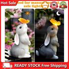 Solar Animals Statue Christmas Gifts Resin Dogs Figurines Lamps Home Decorations