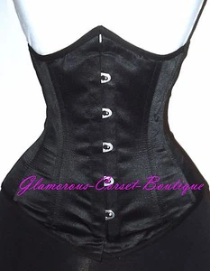 Corset Steel Boned Underbust Waist Training TightLacing Cosplay Costume XXS-6XL - Picture 1 of 2