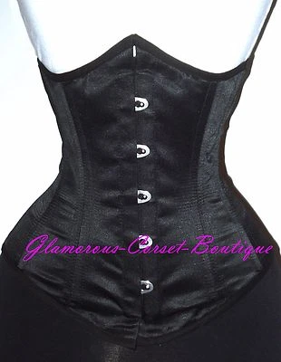 Corset Steel Boned Underbust Waist Training TightLacing Cosplay Costume XXS-6XL - Image 1 of 2
