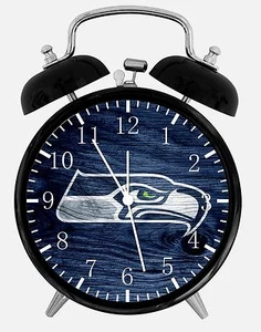  Seattle Seahawks Alarm Desk Clock 3.75" Home or Office Decor E447 Nice For Gift - Picture 1 of 1