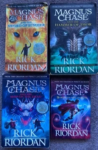 Rick Riordan 'Magnus Chase' 4 Book Bundle - Picture 1 of 3