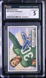 1951 BOWMAN #82 BOSH PRITCHARD 5 EXCELLENT EAGLES 845 - Picture 1 of 2
