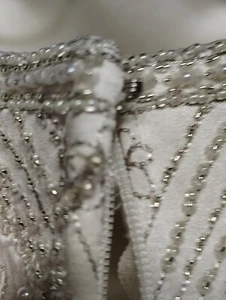 davids bridal wedding dress size 8, Strapless Bead MET EM, VEN STYLE 0521 JP304 - Picture 1 of 14