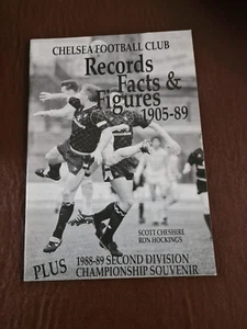 CHELSEA FOOTBALL CLUB RECORDS FACTS AND FIGURES 1905-89 Plus 1988-89 Souvenir - Picture 1 of 1