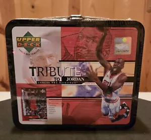 Michael Jordan Upper Deck Tribute to Jordan 1998-1999 Lunch Box & 30 Card Set - Picture 1 of 6