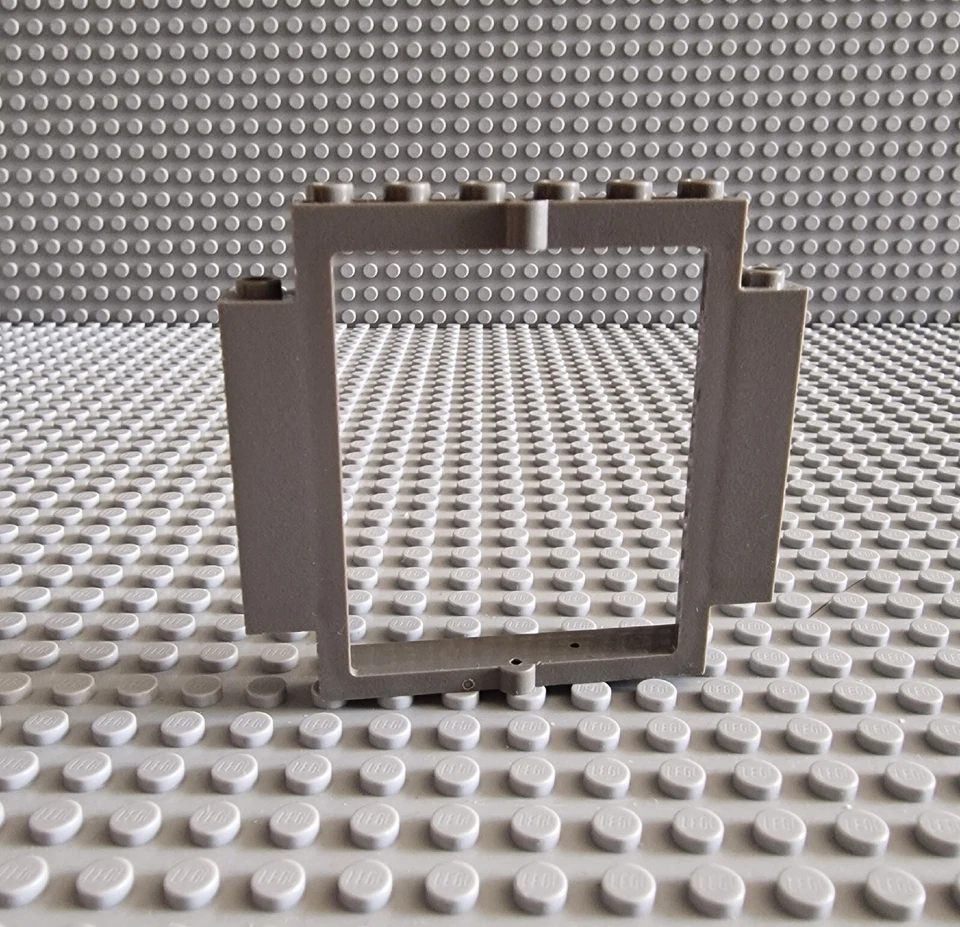 Lego Tür Drehtür Rahmen alt dunkelgrau 2x8x6 Castle Burg 9376 6095 30101 P43 - Bild 1 von 1