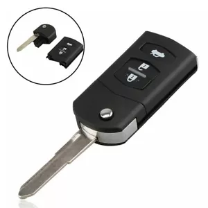 3 Buttons Key Fob Case Shell Blade For Mazda 2 3 5 6 CX7 CX9 RX8 Replacement - Picture 1 of 11