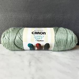 Caron Simply Soft Aran Worsted Acrylic Yarn-1 Skein Color Woodland Heather #9503 - Picture 1 of 3
