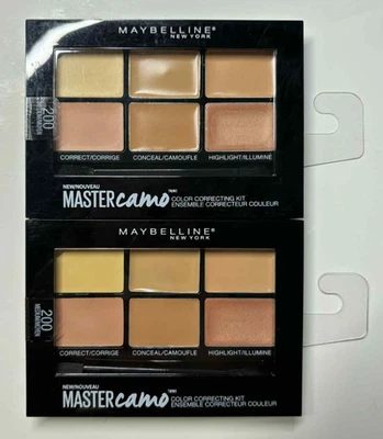 Maybelline Master Camuflaje Kit Corrector de Color 200 Mediano Lote de 2 Foto 1 de 3