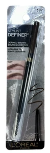 L'Oreal Brow Stylist Definer Ash Brown #387 PENCIL ULTRA FINE TIP - Picture 1 of 2