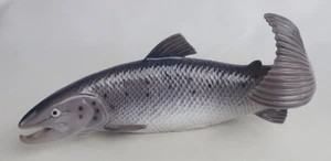 Vintage Bing & Grondahl 8¾” Porcelain Salmon Figurine No. 2366 Denmark - Picture 1 of 10