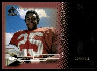 1998 SP Authentic Future Watch Rookie Corey Chavous 1667/2000 #2 - Image 1 of 2