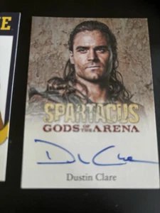 Rittenhouse 2012 Spartacus Dustin Clare Autograph - Gods of the Arena - Picture 1 of 2