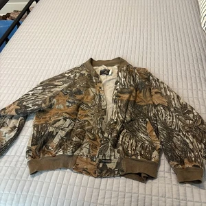 Vintage Rattlers Brand Men's Snap Button Realtree Camo Hunters Jacket Size XXL - Picture 1 of 12
