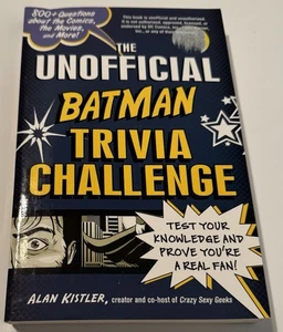 Taschenbuch, inoffizielle Batman Trivia Challenge, Kistler, Ausgabe 2014, guter Zustand - Bild 1 von 3