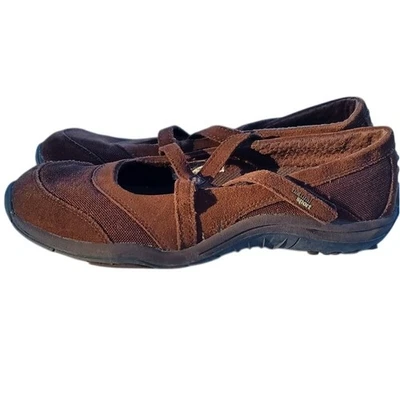 Natural Sport Mary Jane Style Women's Casual Brown Shoes Size 8.5 Medium - Image 1 of 4
