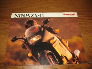 KAWASAKI VINTAGE SALES BROCHURE "B" ZX1100 NINJA 1990 DEALER AD ART (K-10097) - Bild 1 von 6