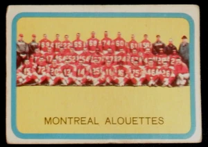 Montreal Alouettes Topps CFL Team Picture card 49, 1963 - Bild 1 von 2