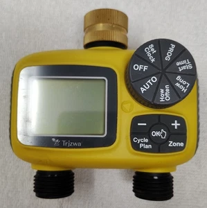 TRJZWA Programmierbare Wasserzeitschaltuhr für Außen Gartenschlauch Sprinkler Timer YZD02 - Bild 1 von 23