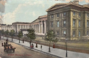 GB - Vintage postcard c1910, British Museum London,  posted to Hong Kong - Picture 1 of 2