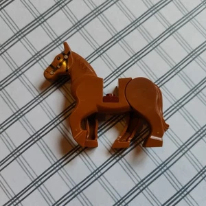 Lego Reddish Brown 2.75" Horse with Moveable back legs - no saddle - Picture 1 of 5