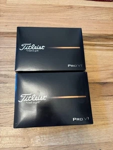 Two (2) Dozen Titleist Pro V1 Golf Balls - 2025 Version-White-Brand New Sealed - Picture 1 of 1