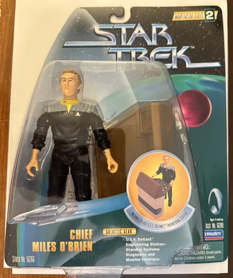 Star Trek Playmates 6 Warp Factor Series 2 Chief Miles O'Brien with Deluxe США - Изображение 1 из 3