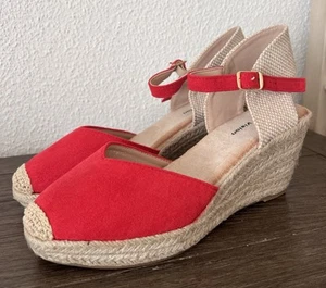 Damenschuhen Espadrilles Rot Gr 39 - Bild 1 von 4
