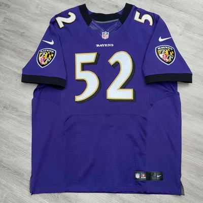 Camiseta RAY LEWIS Baltimore Ravens Nike Elite 52 XXL 2XL Auténtica NFL Foto 1 de 4