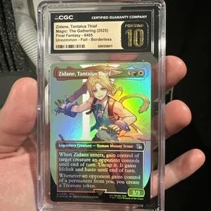 MTG Zidane, Tantalus Thief Foil FIN senza bordi FF9 incontaminato 10 Pop 1 🔥 - Foto 1 di 10