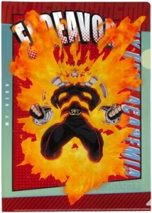 My Hero Academia Clear File Folder Lawson Limited A4 Endeavor Hawks - Picture 1 of 3