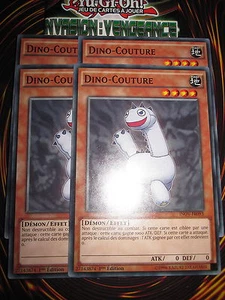 YU-GI-OH! COM DINO-COUTURE PLAYSET (LOT DE 4) INOV-FR093 NEUF MINT FRANCAIS - Picture 1 of 1