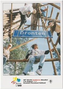 Picture Postcard Netherlands, 1995. Mint. 18th W18th World Jamboree 1995 Flevol - Picture 1 of 2