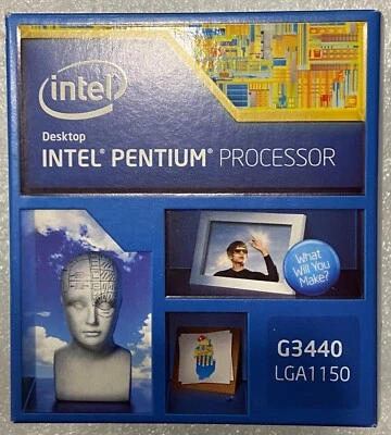 Intel BX80646G3440 SR1P9 Pentium Processor G3440 3M Cache, 3.30 GHz NEW - Image 1 of 2