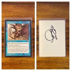 MTG✨Signed MIND HARNESS Artist Proof✨Mirage NM/MINT UNCOMMON 1996 J. Malloy ART - Picture 1 of 9