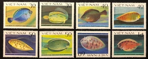 VIETNAM 1982 FISH , MARINE LIFE Sc 1235-1242 MNH - Picture 1 of 1