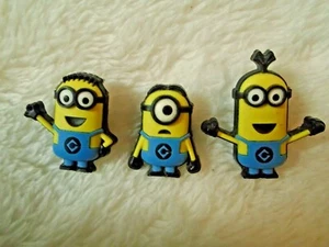 Vintage MINIONS Shoe Charms (Jibbitz-Fits Crocs) Arms UP! Arm UP! Standing! - Picture 1 of 10