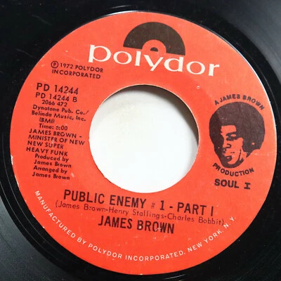 JAMES BROWN - PUBLIC ENEMY #1 / MY THANG - SOUL 45 Foto 1 de 2